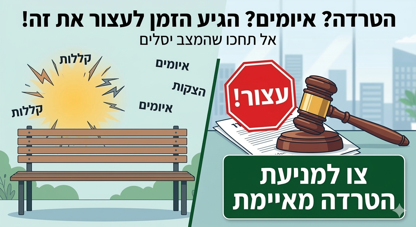 צו למניעת הטרדה מאיימת | עצרו את האיומים בזמן - פול גולובנבסקי, עו"ד